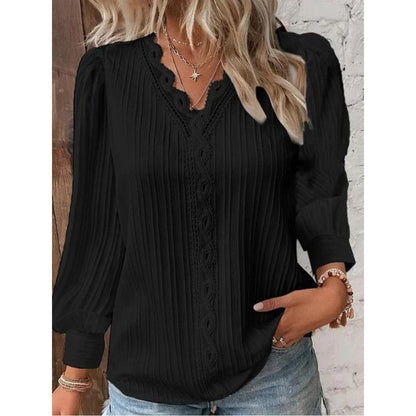 Elegant Pintuck Blouse