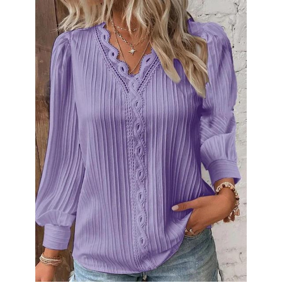 Elegant Pintuck Blouse