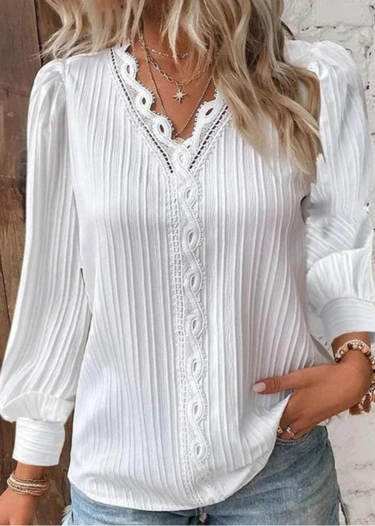 Elegant Pintuck Blouse